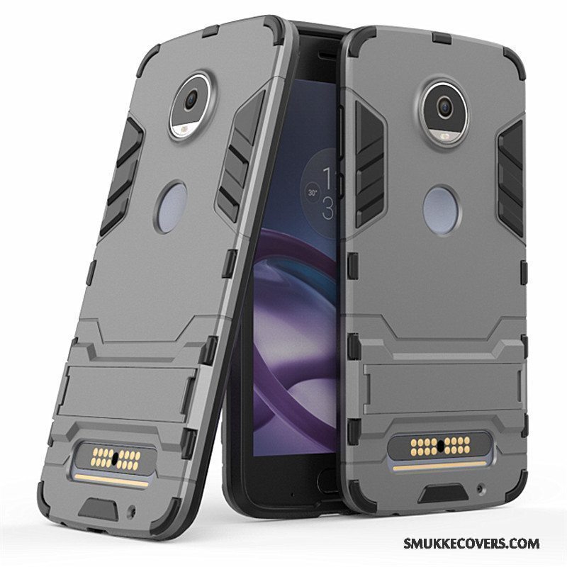 Etui Moto Z2 Play Support Telefonrød, Cover Moto Z2 Play Beskyttelse