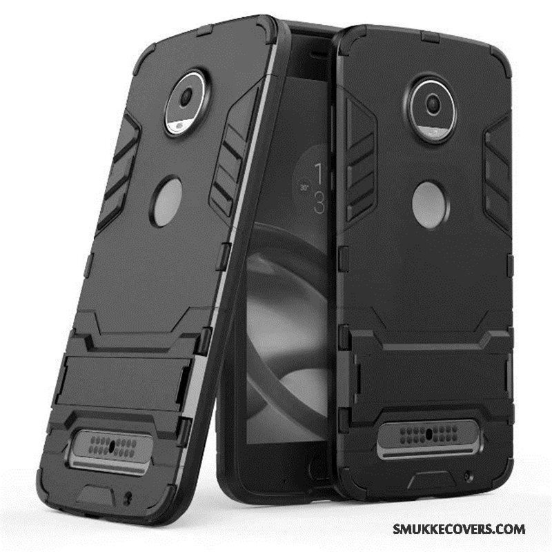 Etui Moto Z2 Play Support Telefonrød, Cover Moto Z2 Play Beskyttelse