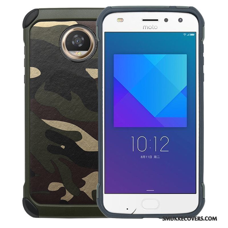 Etui Moto Z2 Play Tasker Camouflage Grøn, Cover Moto Z2 Play Beskyttelse Telefonaf Personlighed