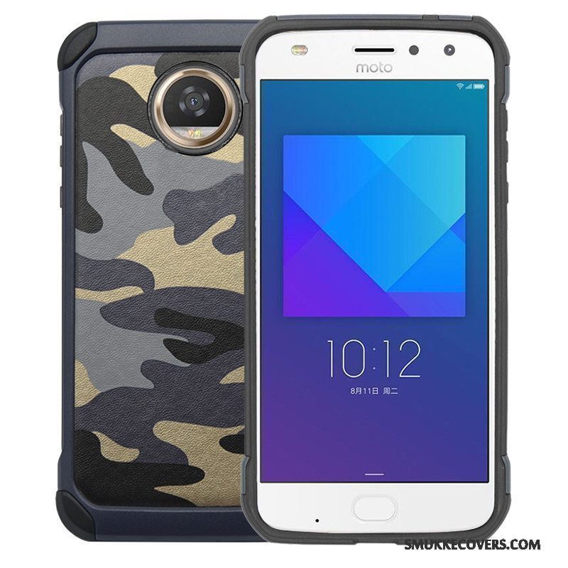 Etui Moto Z2 Play Tasker Camouflage Grøn, Cover Moto Z2 Play Beskyttelse Telefonaf Personlighed