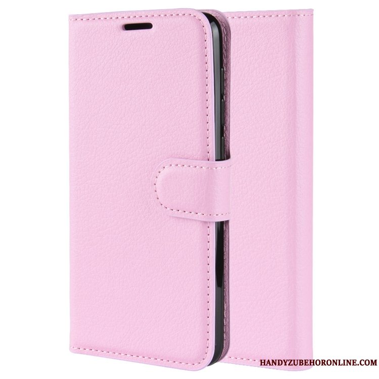 Etui Motorola Edge Læder Telefonskridsikre, Cover Motorola Edge Folio Blå Nubuck