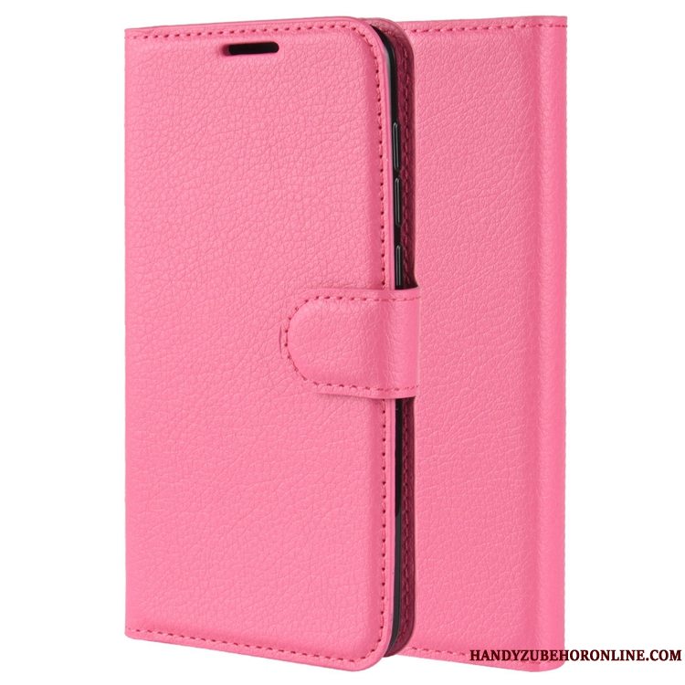 Etui Motorola Edge Læder Telefonskridsikre, Cover Motorola Edge Folio Blå Nubuck