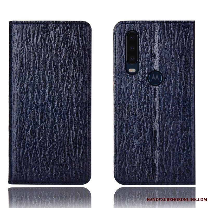 Etui Motorola One Action Tasker Fugl Anti-fald, Cover Motorola One Action Beskyttelse Sort Telefon