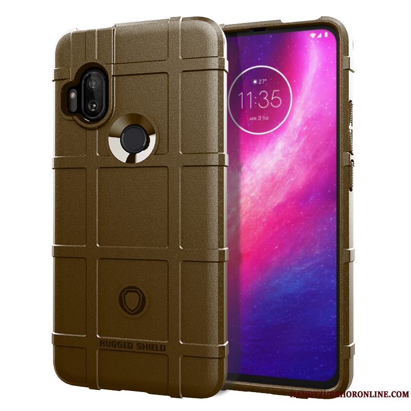 Etui Motorola One Hyper Tasker Simple Anti-fald, Cover Motorola One Hyper Beskyttelse Telefon