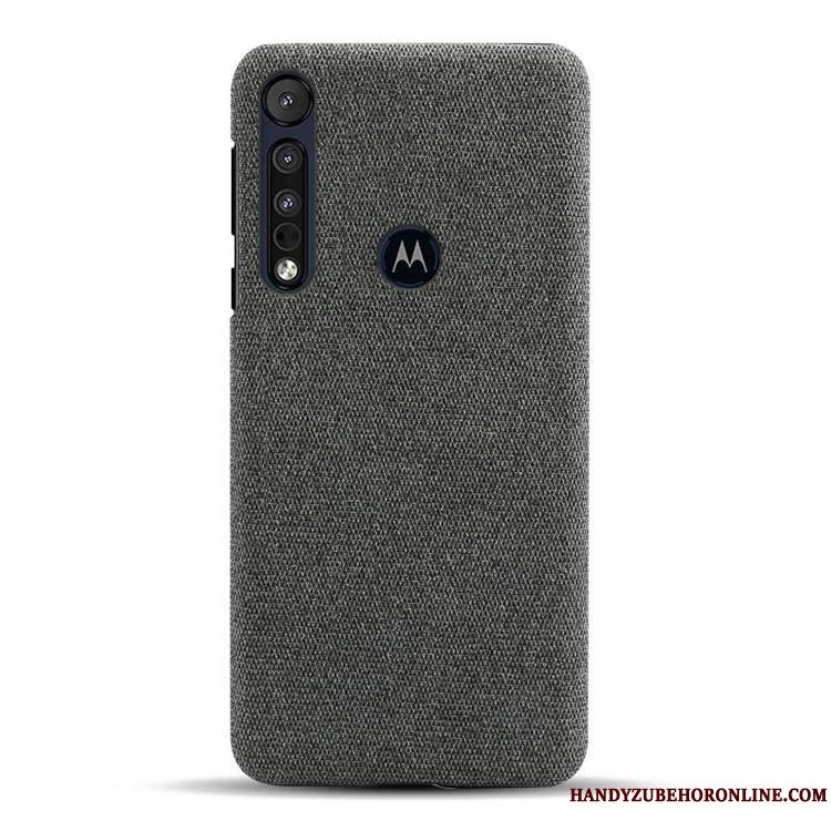 Etui Motorola One Macro Beskyttelse Let Tynd Telefon, Cover Motorola One Macro Blå
