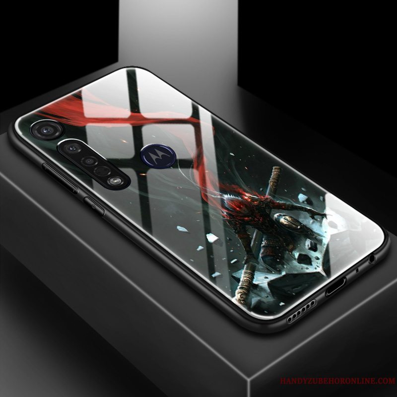 Etui Motorola One Macro Tasker Glas Hård, Cover Motorola One Macro Beskyttelse Tilpas Af Personlighed