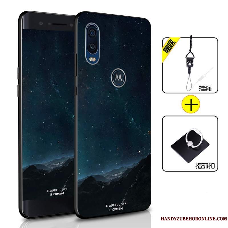 Etui Motorola One Vision Beskyttelse Anti-fald Grøn, Cover Motorola One Vision Tasker Telefon