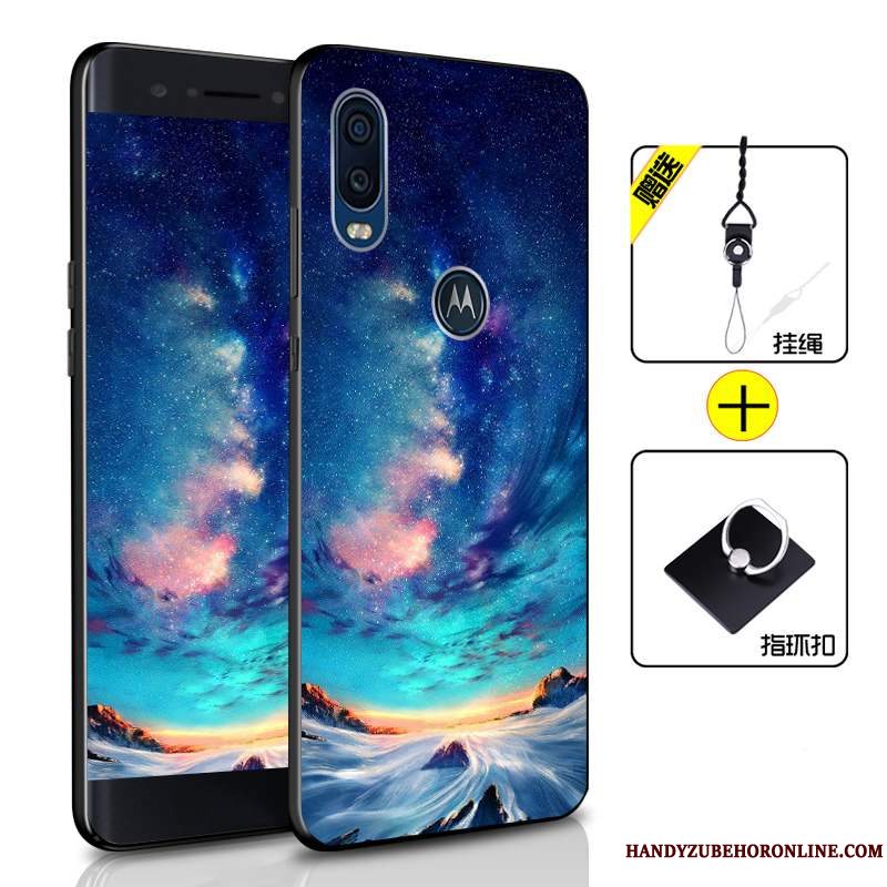 Etui Motorola One Vision Beskyttelse Anti-fald Grøn, Cover Motorola One Vision Tasker Telefon