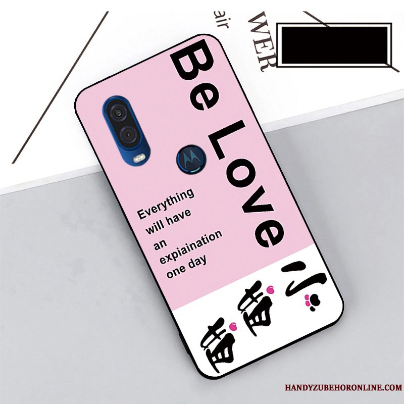 Etui Motorola One Vision Blød Telefonsort, Cover Motorola One Vision Beskyttelse