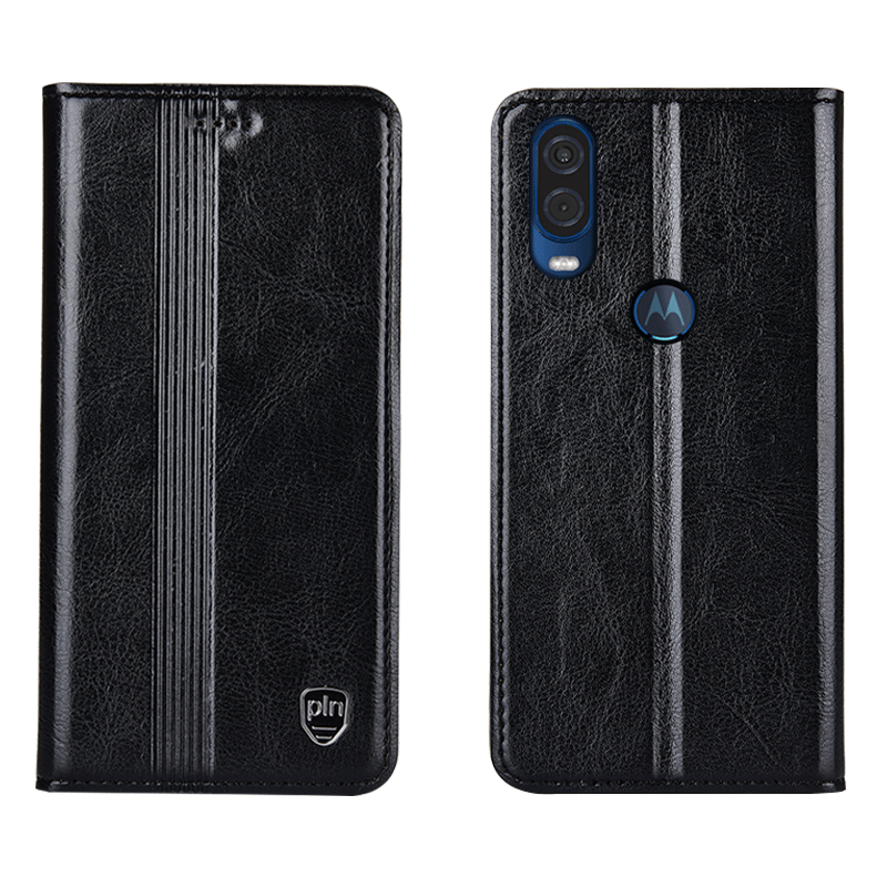 Etui Motorola One Vision Tasker Anti-fald Rød, Cover Motorola One Vision Beskyttelse Telefon