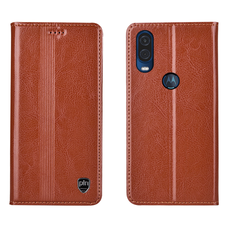 Etui Motorola One Vision Tasker Anti-fald Rød, Cover Motorola One Vision Beskyttelse Telefon