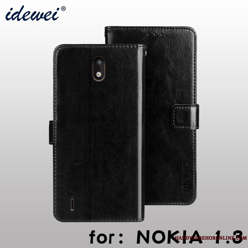 Etui Nokia 1.3 Support Kort, Cover Nokia 1.3 Tegnebog