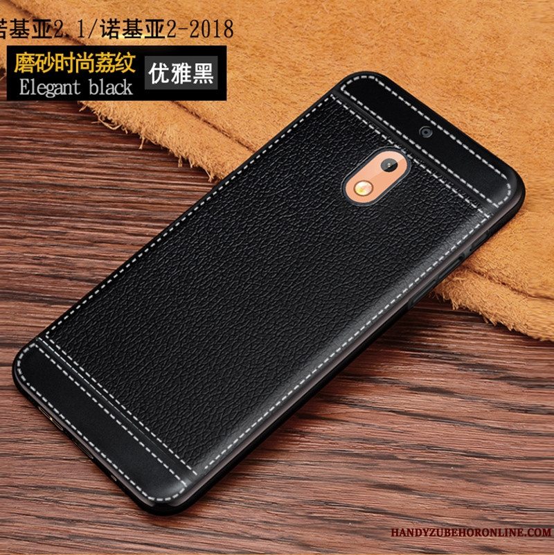 Etui Nokia 2.1 Tasker Business Telefon, Cover Nokia 2.1 Mode Nubuck Anti-fald