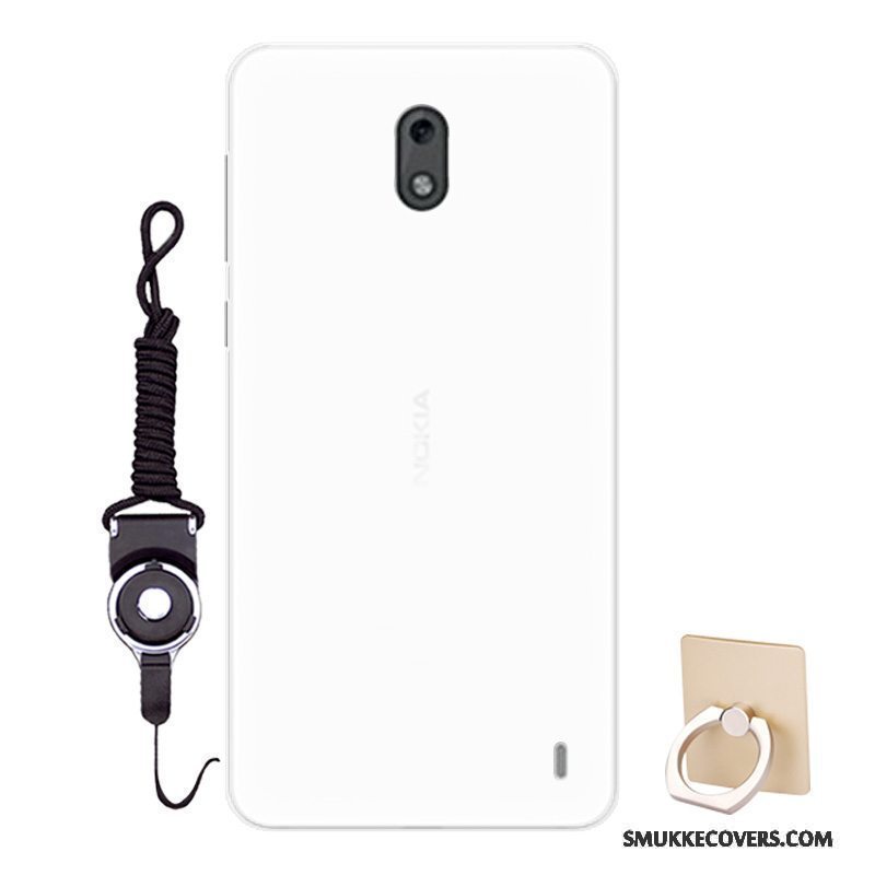 Etui Nokia 2 Beskyttelse Telefonhængende Ornamenter, Cover Nokia 2 Blød Hvid Trend