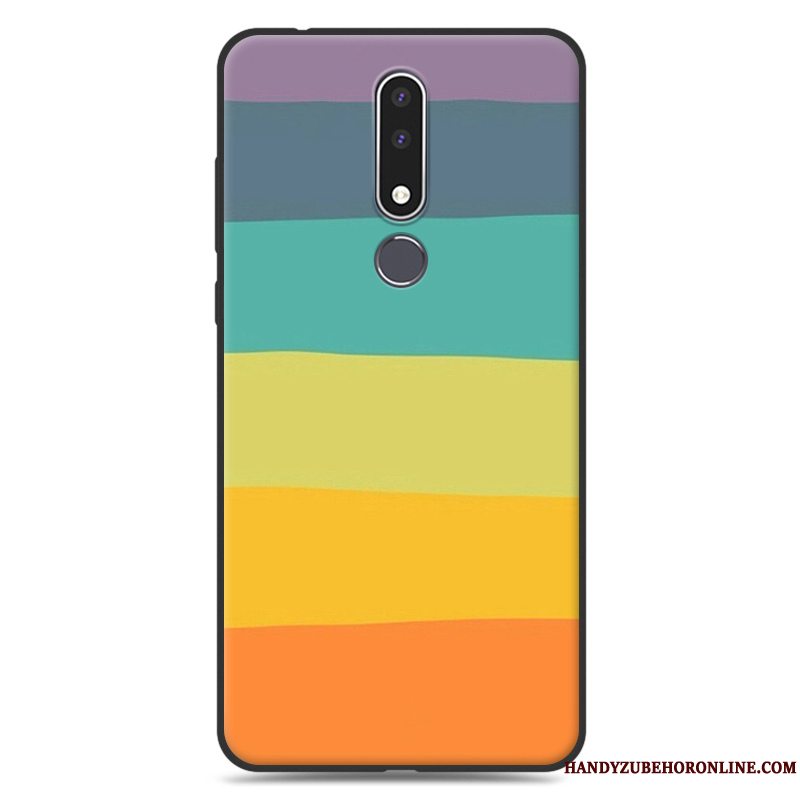 Etui Nokia 3.1 Plus Beskyttelse Af Personlighed Anti-fald, Cover Nokia 3.1 Plus Cartoon Hvid Telefon