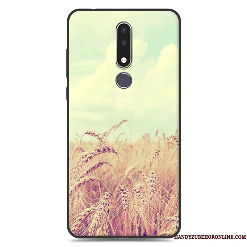 Etui Nokia 3.1 Plus Beskyttelse Af Personlighed Anti-fald, Cover Nokia 3.1 Plus Cartoon Hvid Telefon