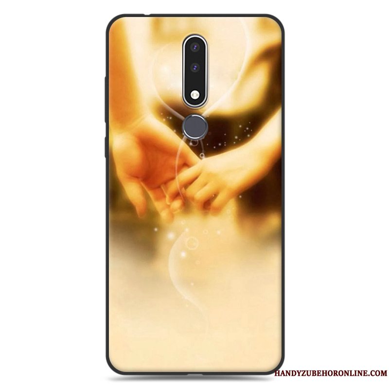 Etui Nokia 3.1 Plus Beskyttelse Af Personlighed Anti-fald, Cover Nokia 3.1 Plus Cartoon Hvid Telefon