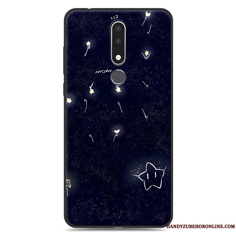 Etui Nokia 3.1 Plus Beskyttelse Af Personlighed Anti-fald, Cover Nokia 3.1 Plus Cartoon Hvid Telefon