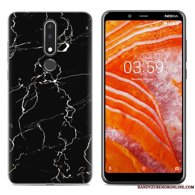 Etui Nokia 3.1 Plus Cartoon Simple Telefon, Cover Nokia 3.1 Plus Blød Ny Grøn