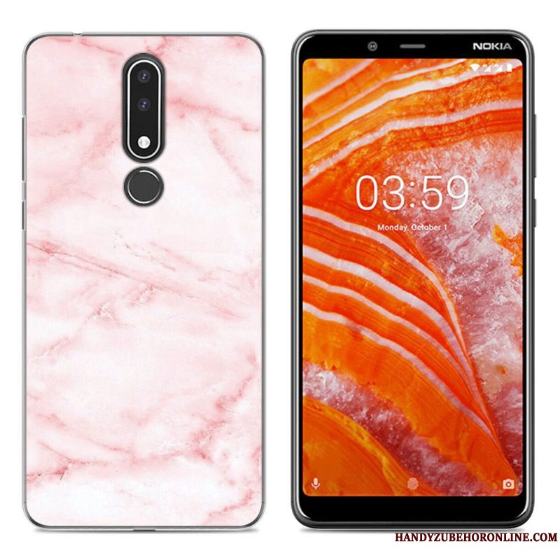 Etui Nokia 3.1 Plus Cartoon Simple Telefon, Cover Nokia 3.1 Plus Blød Ny Grøn