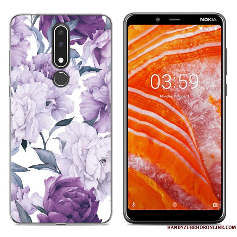 Etui Nokia 3.1 Plus Cartoon Simple Telefon, Cover Nokia 3.1 Plus Blød Ny Grøn