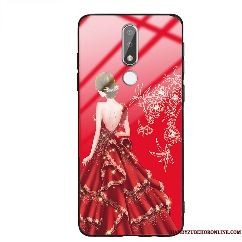 Etui Nokia 3.1 Plus Tasker Trend Telefon, Cover Nokia 3.1 Plus Mode Af Personlighed Glas