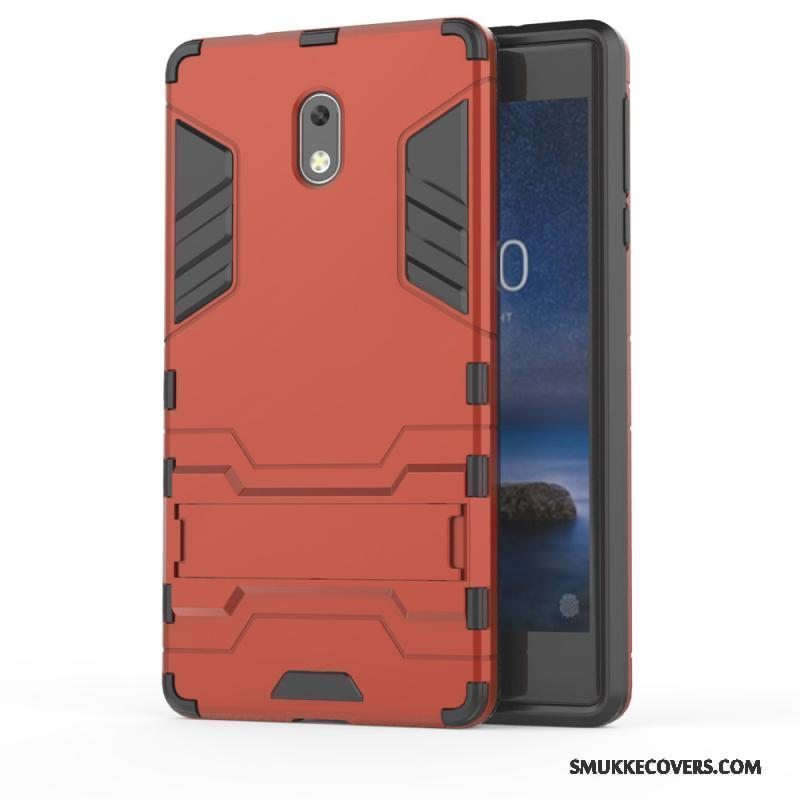 Etui Nokia 3 Tasker Anti-fald Telefon, Cover Nokia 3 Silikone Hvid