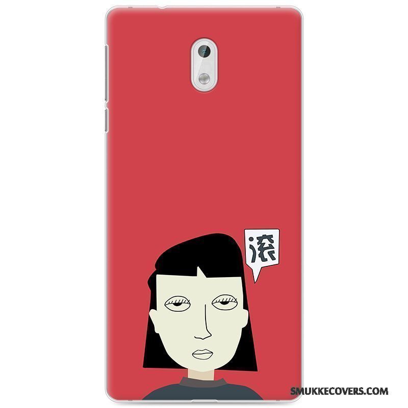 Etui Nokia 3 Tasker Hvid Telefon, Cover Nokia 3 Blød Trend