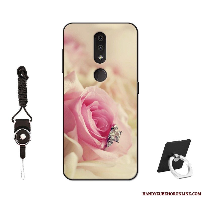 Etui Nokia 4.2 Beskyttelse Telefonlyserød, Cover Nokia 4.2 Tasker