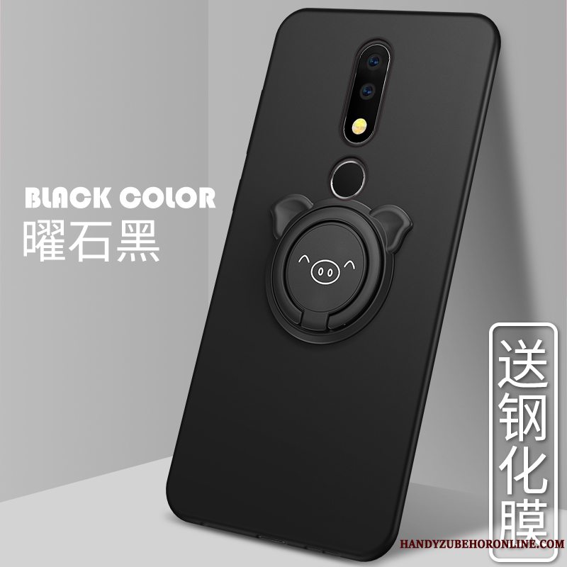 Etui Nokia 5.1 Plus Blød Telefonanti-fald, Cover Nokia 5.1 Plus Tasker Nubuck Trend