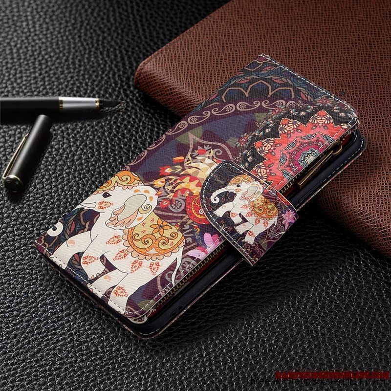 Etui Nokia 5.3 Folio Smuk Stor, Cover Nokia 5.3 Tegnebog Telefonhængende Ornamenter