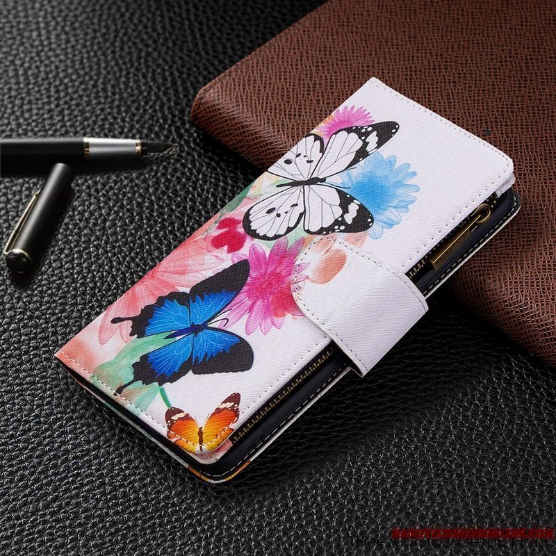 Etui Nokia 5.3 Folio Smuk Stor, Cover Nokia 5.3 Tegnebog Telefonhængende Ornamenter