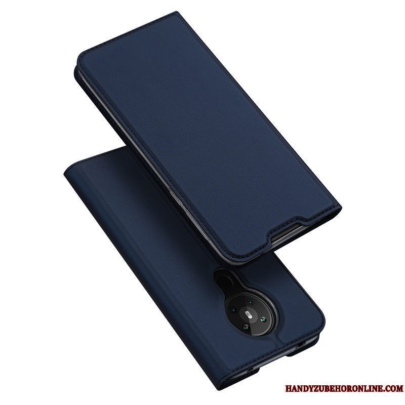 Etui Nokia 5.3 Læder Simple Kort, Cover Nokia 5.3 Folio Magnetisk Tynd