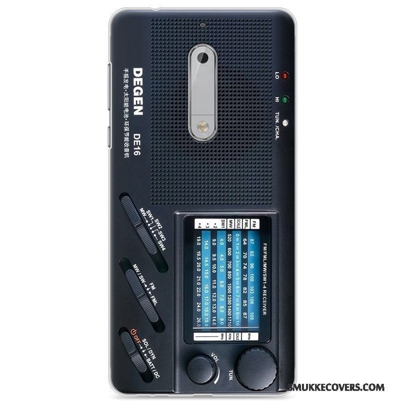 Etui Nokia 5 Beskyttelse Telefonanti-fald, Cover Nokia 5 Vintage Gul