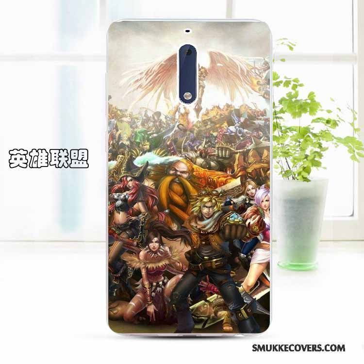 Etui Nokia 5 Beskyttelse Telefongul, Cover Nokia 5 Silikone Gennemsigtig Tilpas