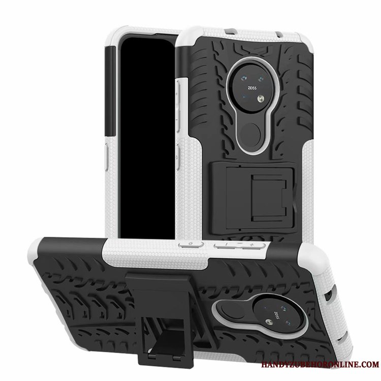 Etui Nokia 6.2 Silikone Rød Telefon, Cover Nokia 6.2 Nubuck Af Personlighed