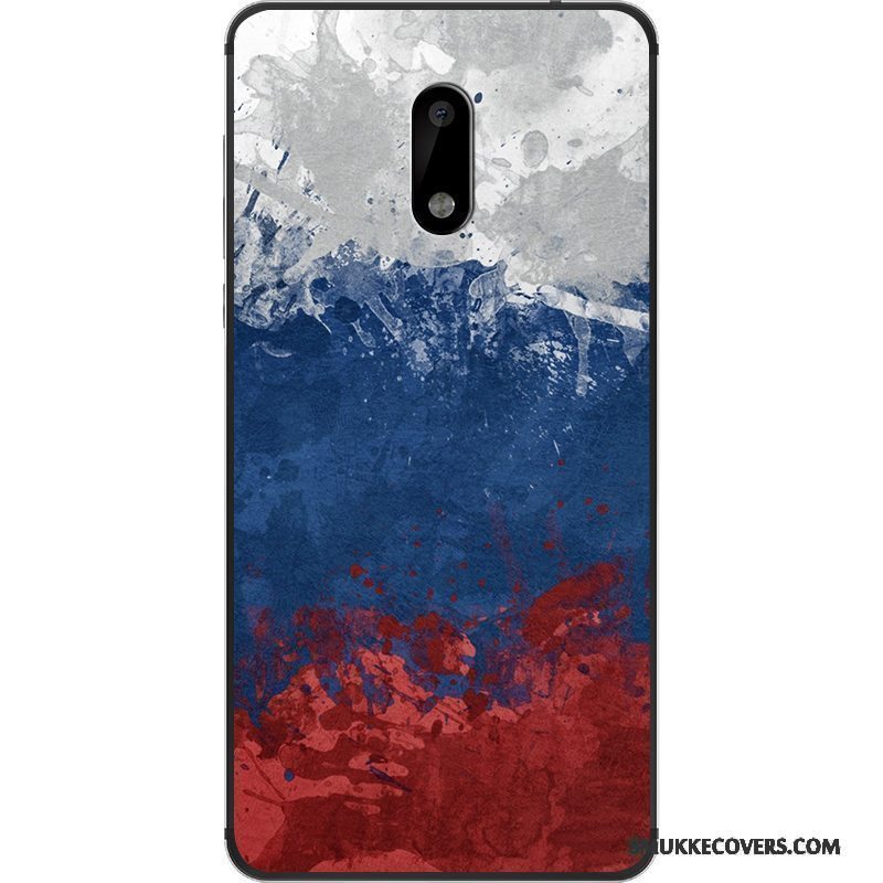 Etui Nokia 6 Beskyttelse Hvid Trend, Cover Nokia 6 Silikone Anti-fald Telefon