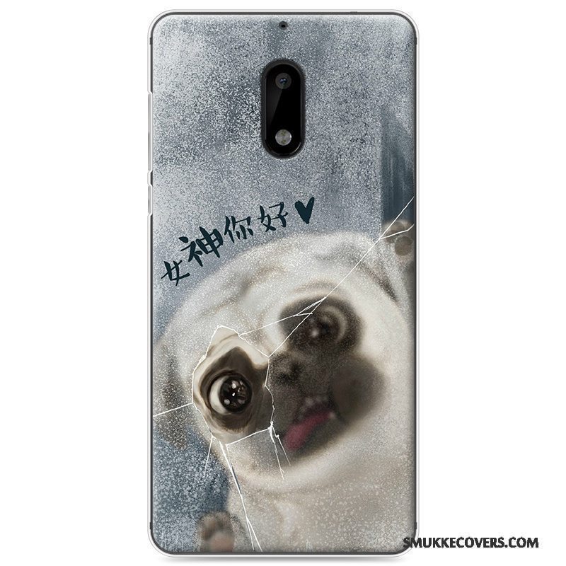 Etui Nokia 6 Cartoon Trend Telefon, Cover Nokia 6 Silikone Grøn Anti-fald