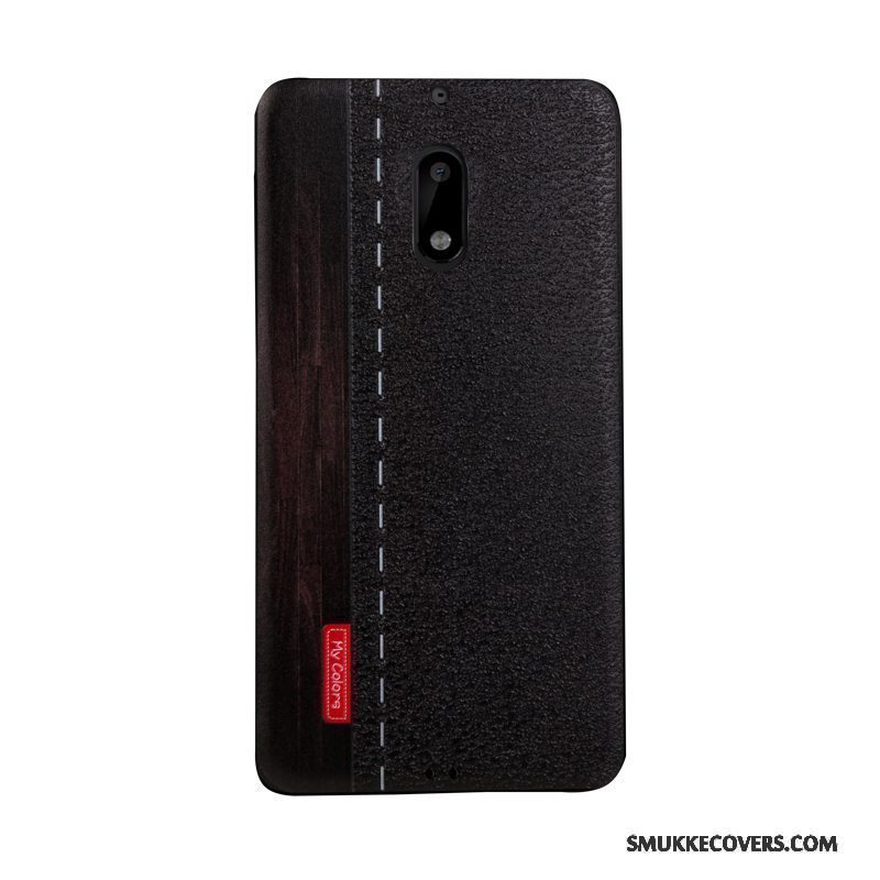 Etui Nokia 6 Relief Telefontrend, Cover Nokia 6 Blød Business