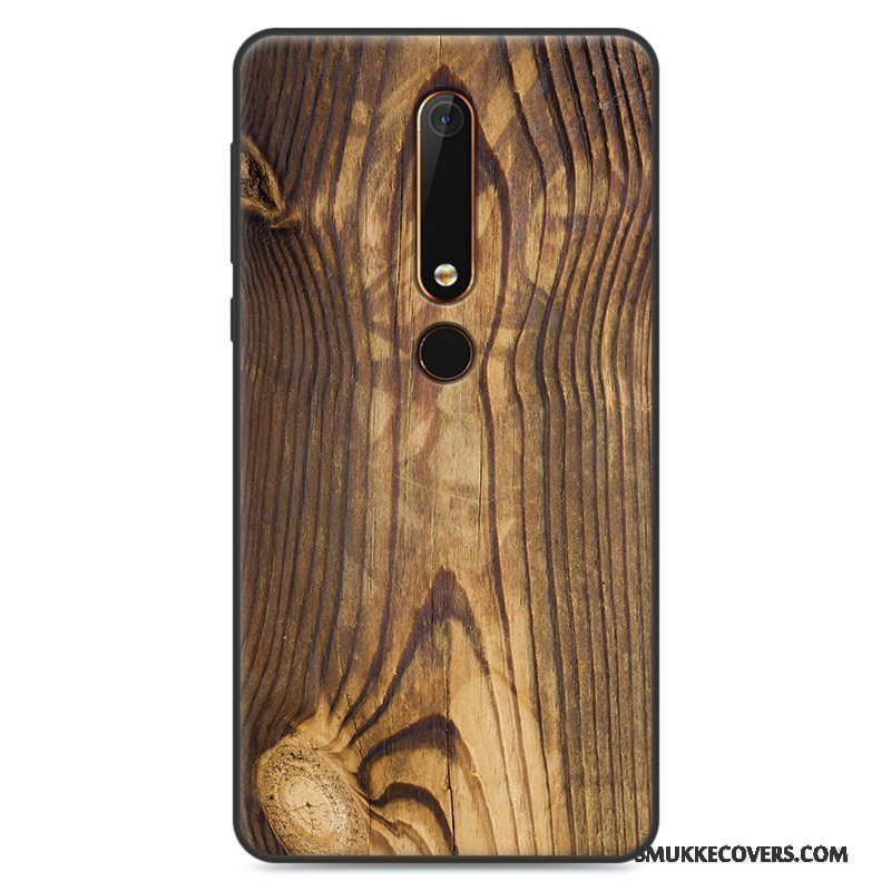 Etui Nokia 6 Vintage Ny Anti-fald, Cover Nokia 6 Beskyttelse Telefonhvid