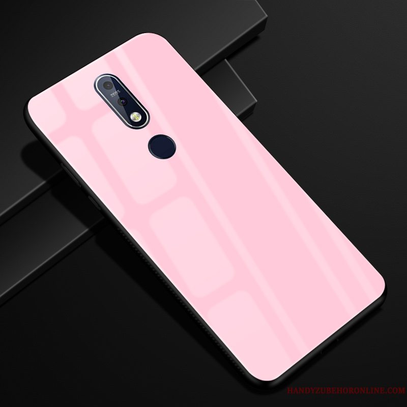 Etui Nokia 7.1 Beskyttelse Rød Telefon, Cover Nokia 7.1 Gradient Lilla