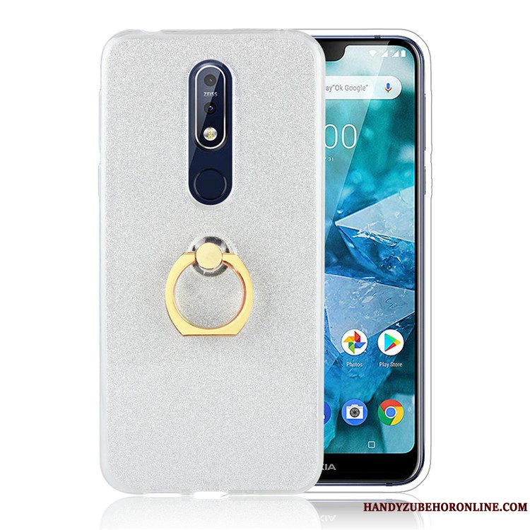 Etui Nokia 7.1 Kreativ Ring Simple, Cover Nokia 7.1 Anti-fald Business