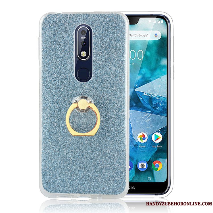 Etui Nokia 7.1 Kreativ Ring Simple, Cover Nokia 7.1 Anti-fald Business