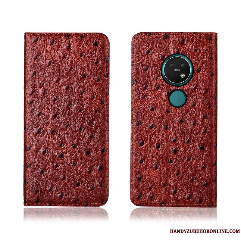 Etui Nokia 7.2 Beskyttelse Mønster Rød, Cover Nokia 7.2 Tasker Anti-fald Telefon