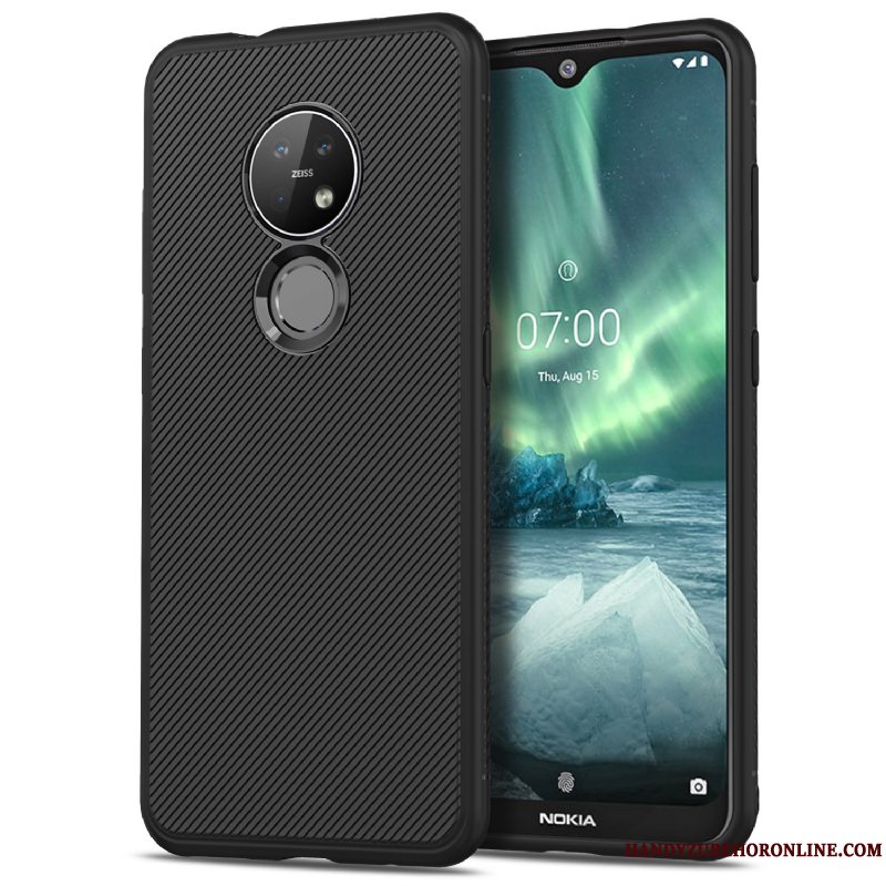 Etui Nokia 7.2 Beskyttelse Twill Blå, Cover Nokia 7.2 Tasker Telefonjazz