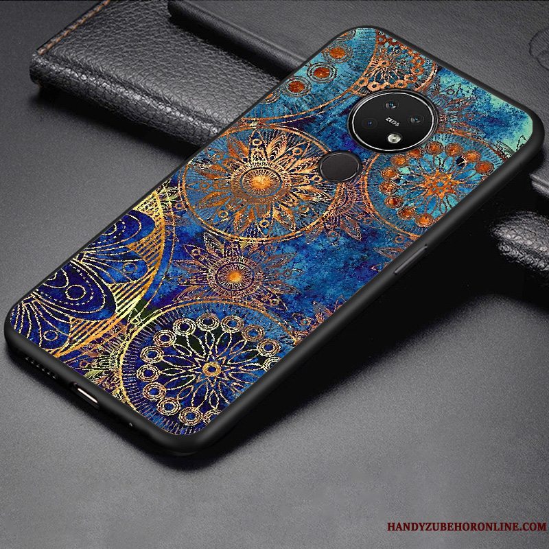 Etui Nokia 7.2 Blød Anti-fald Telefon, Cover Nokia 7.2 Cartoon Trend Rød