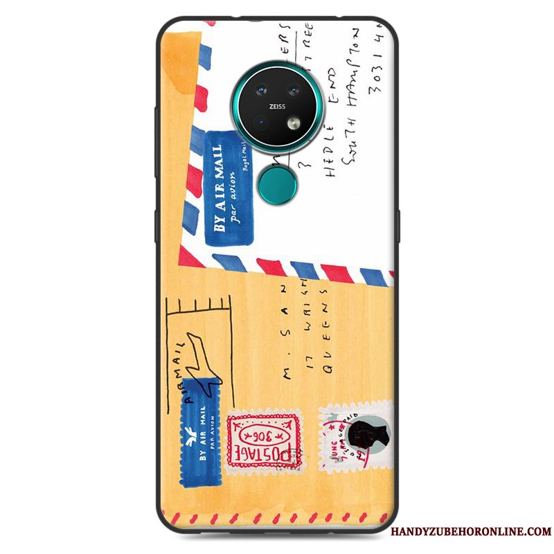 Etui Nokia 7.2 Kreativ Telefonsimple, Cover Nokia 7.2 Farve Nubuck