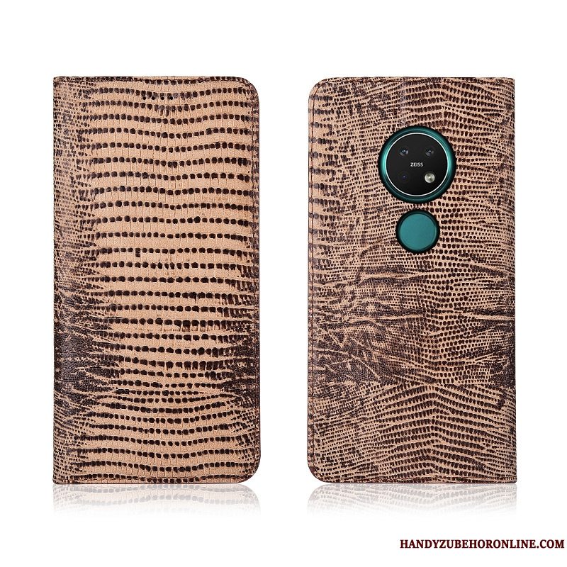 Etui Nokia 7.2 Silikone Telefonmønster, Cover Nokia 7.2 Tasker Anti-fald Khaki