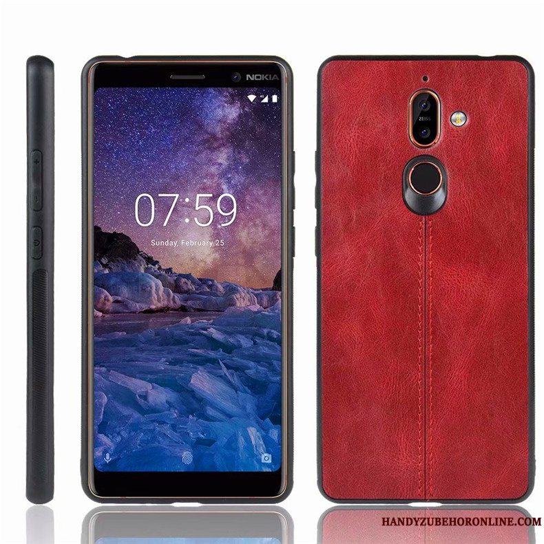 Etui Nokia 7 Plus Beskyttelse Blå Telefon, Cover Nokia 7 Plus Anti-fald