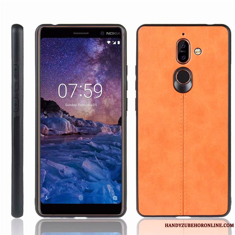 Etui Nokia 7 Plus Beskyttelse Blå Telefon, Cover Nokia 7 Plus Anti-fald